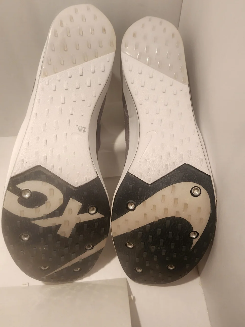 ** BNWOT** Nike ZoomX Dragonfly XC Spikes — Black/Silver Mens Sz 14